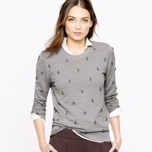 J Crew jeweled sweatshirt